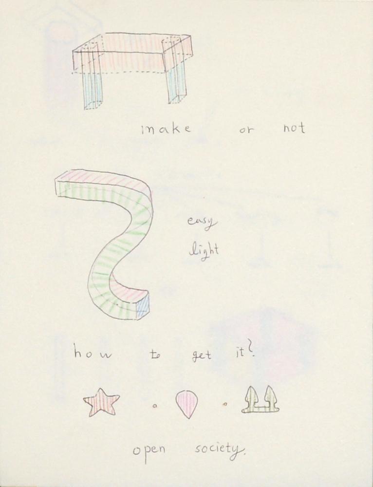 Drawing 1, Ryu Sung Chul, 2016, various media